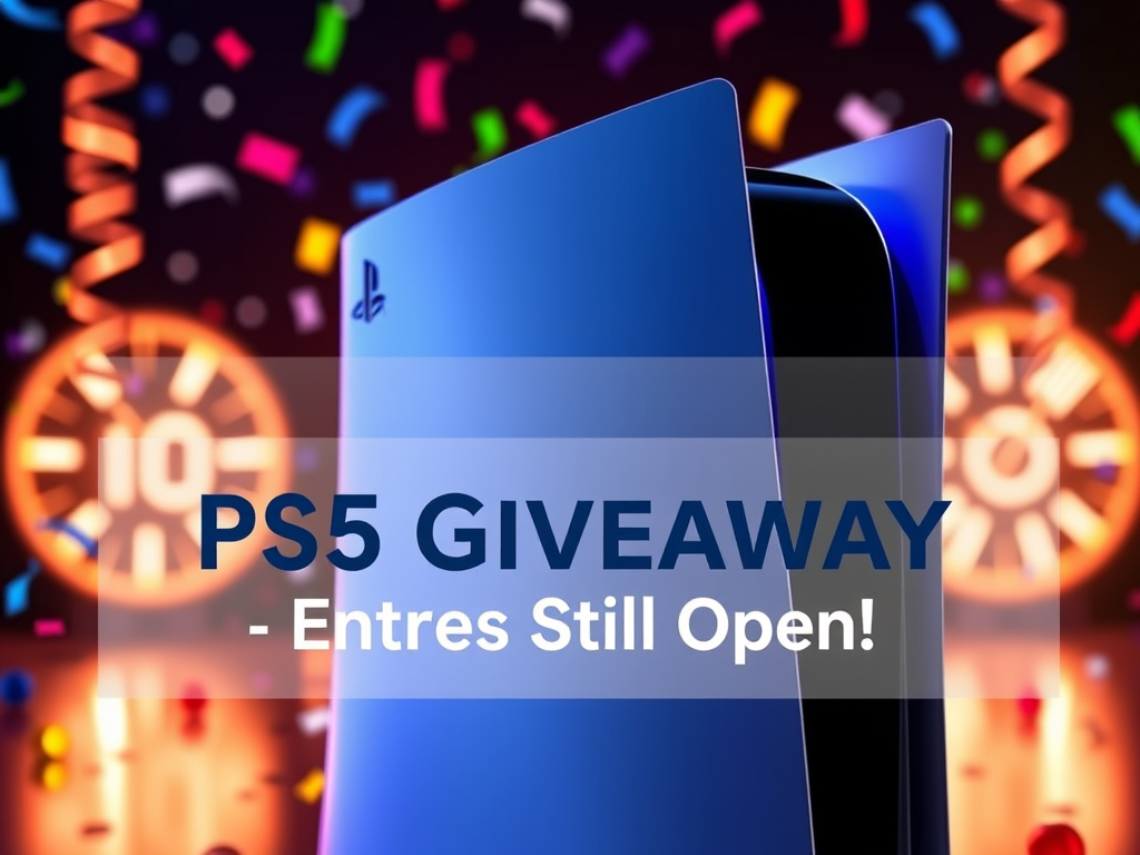 🎮 PS5 Giveaway — Entries Still Open! Join Before They Close!